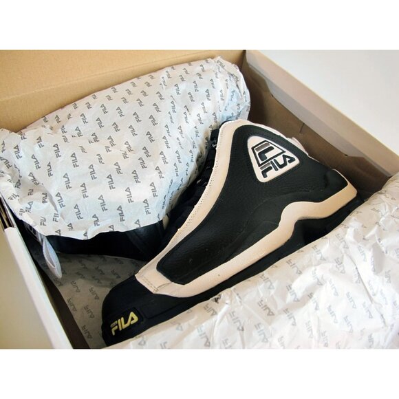 Fila 96 Grant Hill 2 Black & White Shoes Men\'s sz 10.5 stackhouse 1VB90031-019 main image 4